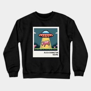 Alien abduction - 8 Bit Crewneck Sweatshirt